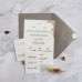 Foil Printing Free Customized Wedding Invitation One Set